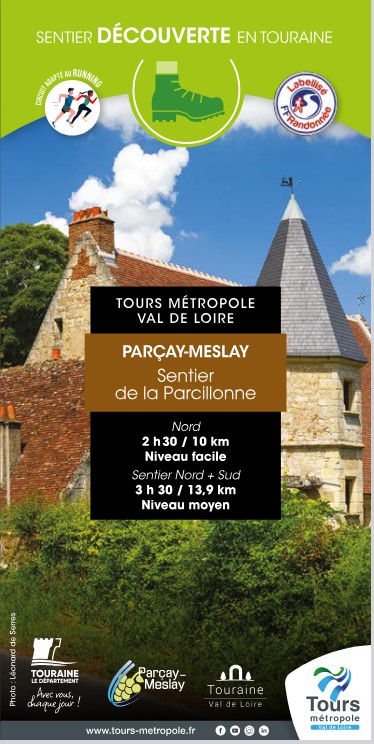 Parçay-Meslay, sentier de La Parcillonne Parçay-Meslay, sentier de La Parcillonne